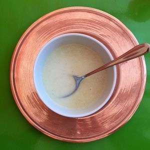 Soup du jour at Salud De Luz in Cusco