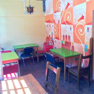 Dining room at Salud De Luz in Cusco