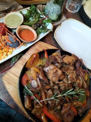 Fajita vegan at El Burro in Mainz