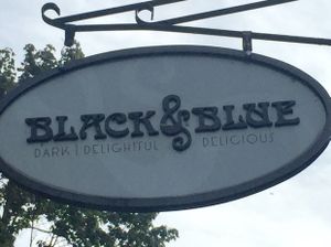 dark, delightful, delicious at Black & Blue in Easton
