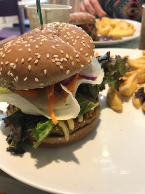 Quinoa burger at Hareburger - Botafogo in Rio De Janeiro