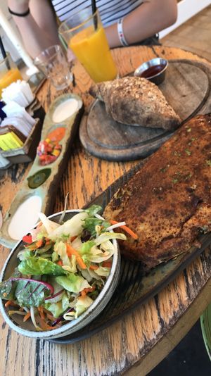 Vegan omelette  at Cafe Gan Sipur - Holon in Holon