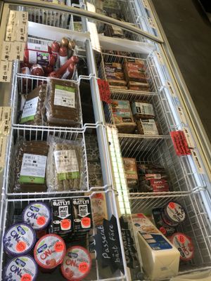 Faux meat and reductions  at HelaVegan in Gothenburg