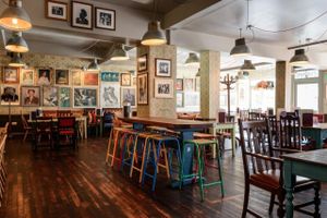 upstairs seating! lots of room!  at Zinco Lounge in Swansea