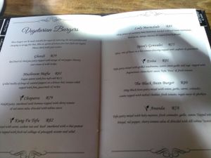 9 vegan burgers to choose from. Cheese can be replaced by tofu and patties can be egg-free upon request. at Duke's Burgers in Johannesburg