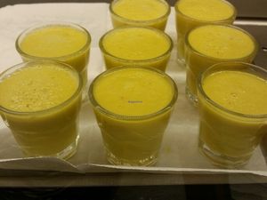 dessert at Organico in Stockholm