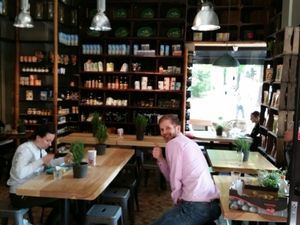 inside at Organico in Stockholm