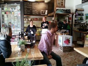 inside at Organico in Stockholm