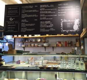 Menu at Organico in Stockholm