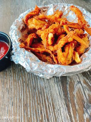 Jacket fruit fries  at Gokoku Vegetarian Ramen Shop in Studio City