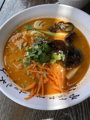 Tantan ramen at Gokoku Vegetarian Ramen Shop in Studio City
