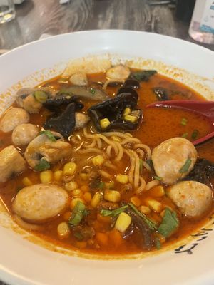   at Gokoku Vegetarian Ramen Shop in Studio City