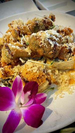 The volcano  at Gokoku Vegetarian Ramen Shop in Studio City