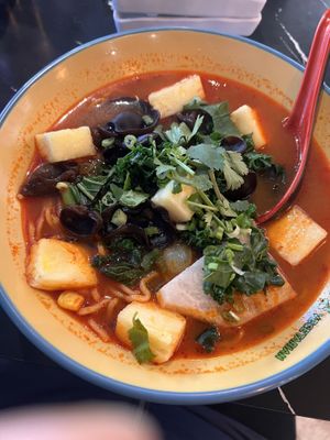   at Gokoku Vegetarian Ramen Shop in Studio City