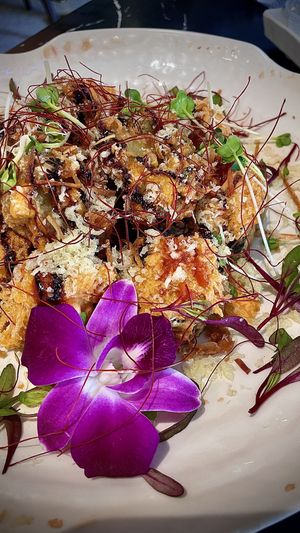 Volcano Vegan roll  at Gokoku Vegetarian Ramen Shop in Studio City