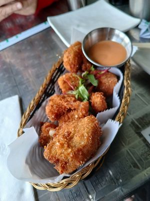 Fried Cauliflower Vegan Wings at Gokoku Vegetarian Ramen Shop in Studio City