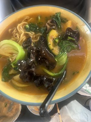 Curry ramen   at Gokoku Vegetarian Ramen Shop in Studio City