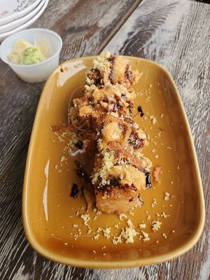 Vegan Spicy Tuna at Gokoku Vegetarian Ramen Shop in Studio City