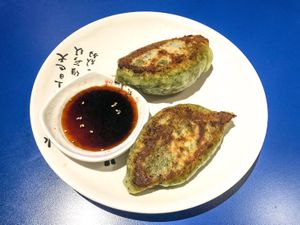 Jumbo Potstickers  at Gokoku Vegetarian Ramen Shop in Studio City