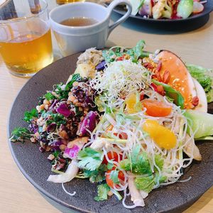 one of my most favorite salad buffet in Tokyo. at Cosme Kitchen Adaptation - Atre West in Tokyo