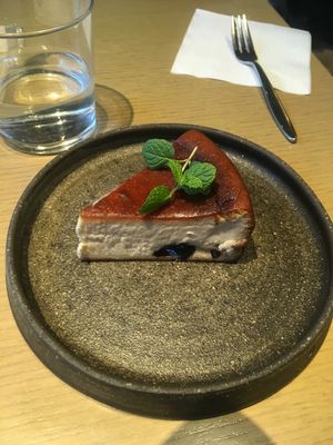 vegan baked cheesecake at Cosme Kitchen Adaptation - Atre West in Tokyo