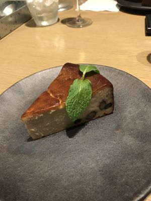 Vegan cheesecake at Cosme Kitchen Adaptation - Atre West in Tokyo
