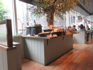 Salad bar at Cosme Kitchen Adaptation - Atre West in Tokyo