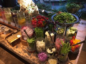 Salad bar at Cosme Kitchen Adaptation - Atre West in Tokyo