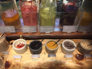 Salad dressings and toppings  at Cosme Kitchen Adaptation - Atre West in Tokyo