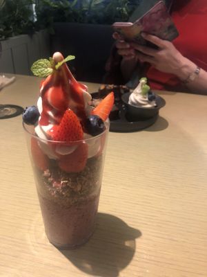 Dessert at Cosme Kitchen Adaptation - Atre West in Tokyo