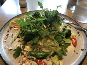 Coconut pad Thai  at Cosme Kitchen Adaptation - Atre West in Tokyo