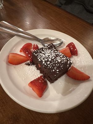 Chocolate cheesecake   at Cascade Restaurant in Lutsen