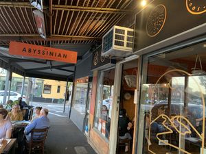 Outside at The Abyssinian  in Kensington