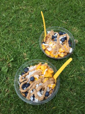 Açai bowls at Amazebowls in Venice
