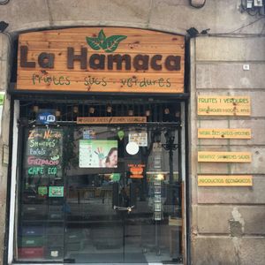 entrance at La Hamaca in Barcelona