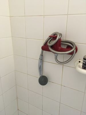 Shower  at Vital Hotel Novina in Krystofovo Udoli