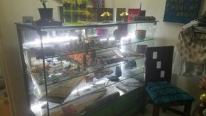 merchandise for sale at Sinergiarte in Bogota