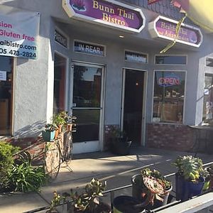 Front of restaurant, there is also parking available in the back  at Bunn Thai Bistro in Grover Beach
