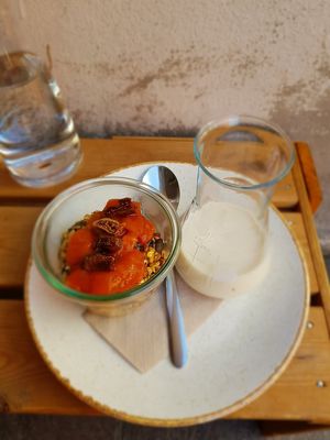 Vegan granola. Extremely good stuff at haepinest in Innsbruck