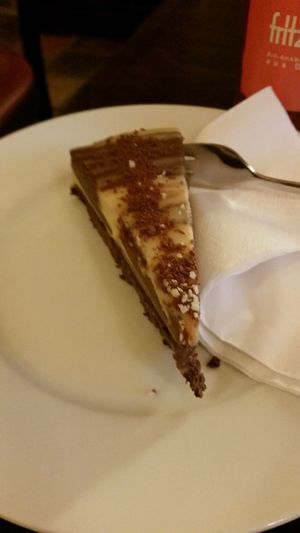 Schoko Brownie Tarte (vegan, glutenfree) at KUGEL in Goerlitz
