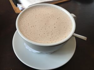 Vegan hot chocolate 😋 at KUGEL in Goerlitz