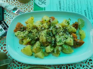 Potatoes salad at Capana in Koh Phangan