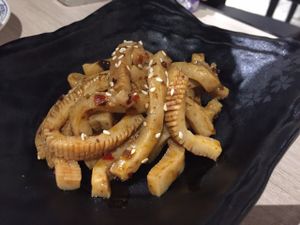 Spicy Vegetarian Jelly Fish at The Veggie in Kowloon