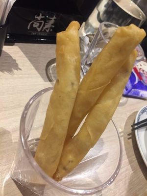 Vegan Cheese Long Spring Roll at The Veggie in Kowloon