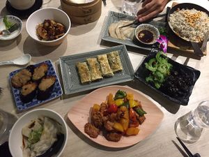 Set lunch for 4 people - amazing!! at The Veggie in Kowloon