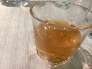 Ginger tea at The Veggie in Kowloon