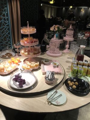 Dessert selection  at The Veggie in Kowloon