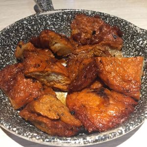 BBQ “pork” at The Veggie in Kowloon