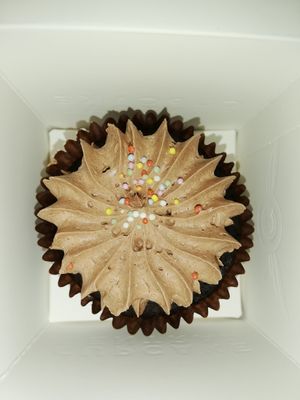 Chocolate cupcake at Cupcake Central in Melbourne