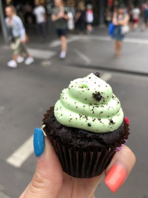 Min chocolate at Cupcake Central in Melbourne
